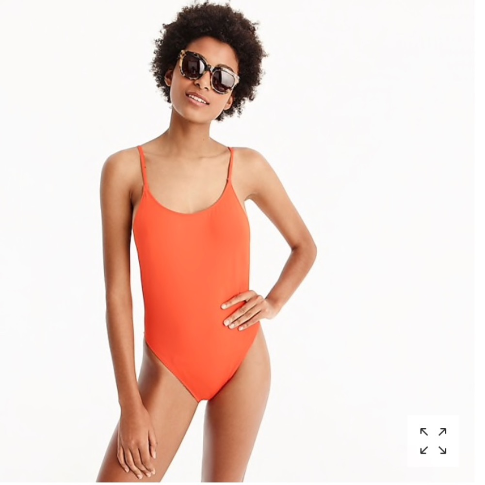 J. Crew Playa Super Scoopback one piece swimsuit
